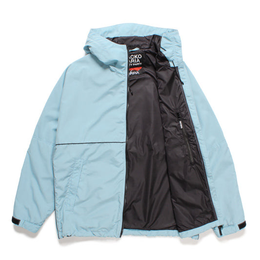 WACKO MARIA2024年春夏コレクション-アウトドアブランド「ナンガ」社とのコラボレーションマウンテンパーカー タイプ2 (ブルー) 24SS-WMO-NA02-R