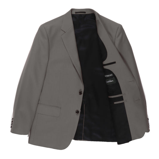WACKO MARIA2024年春夏コレクション-フランスの高級生地メーカー「ドーメル」社製のウール100%の生地で仕立てたシングルジャケット (グレー) 24SS-WMO-SU05-FR