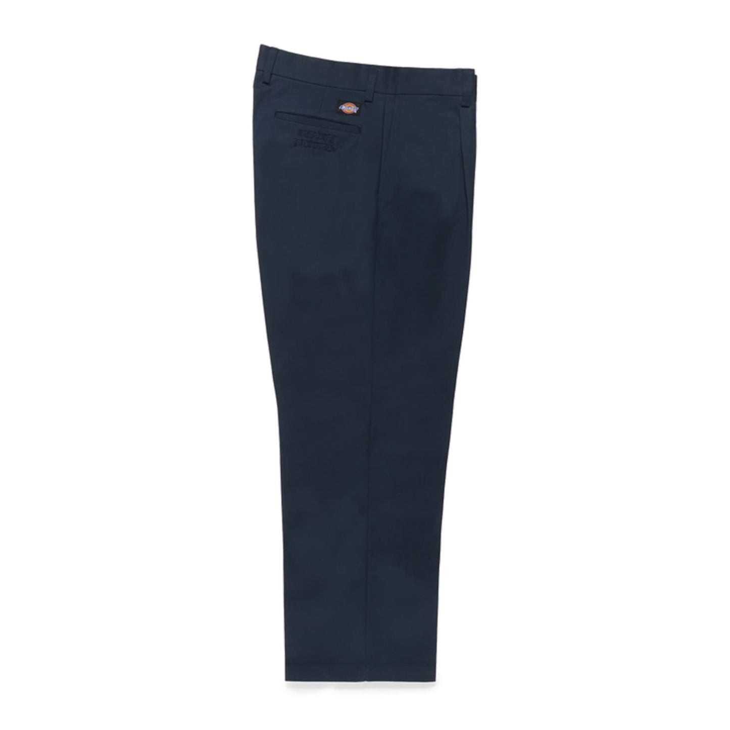 WACKO MARIA2024年春夏コレクション-アメリカのワークカジュアルブランド「ディッキーズ」とのコラボレーションプリーツトラウザー (ネイビー) 24SS-WMP-DC01-Side