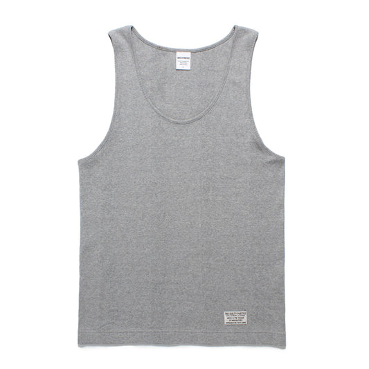 WACKO MARIA2024年春夏コレクション-コットン100%のタンクトップ 24SS-WMT-TT02-GRAY