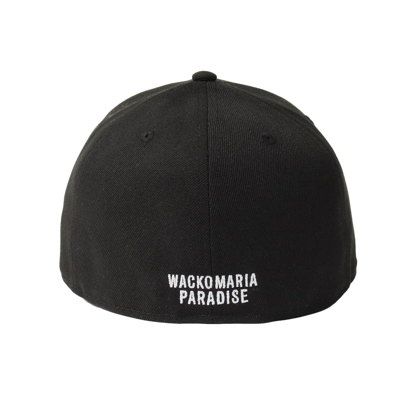 WACKO MARIA(ワコマリア)2025年秋冬コレクション「天国東京」から、アメリカのキャップブランド「NEW ERA(ニューエラ)」とのコラボレーションキャップ、 NEW ERA / Low Profile 59FIFTY 25FW-WMA-CP02のブラック。背面