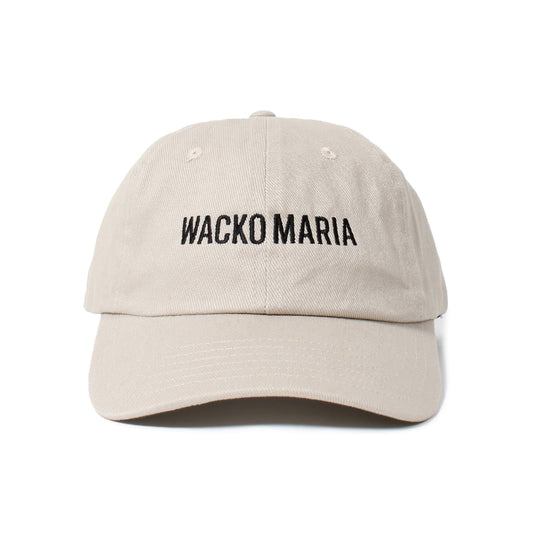 WACKO MARIA(ワコマリア)2025年春夏先行コレクションから、 6PANEL CAP TYPE-2 25SSE-WMA-CP02のベージュ。