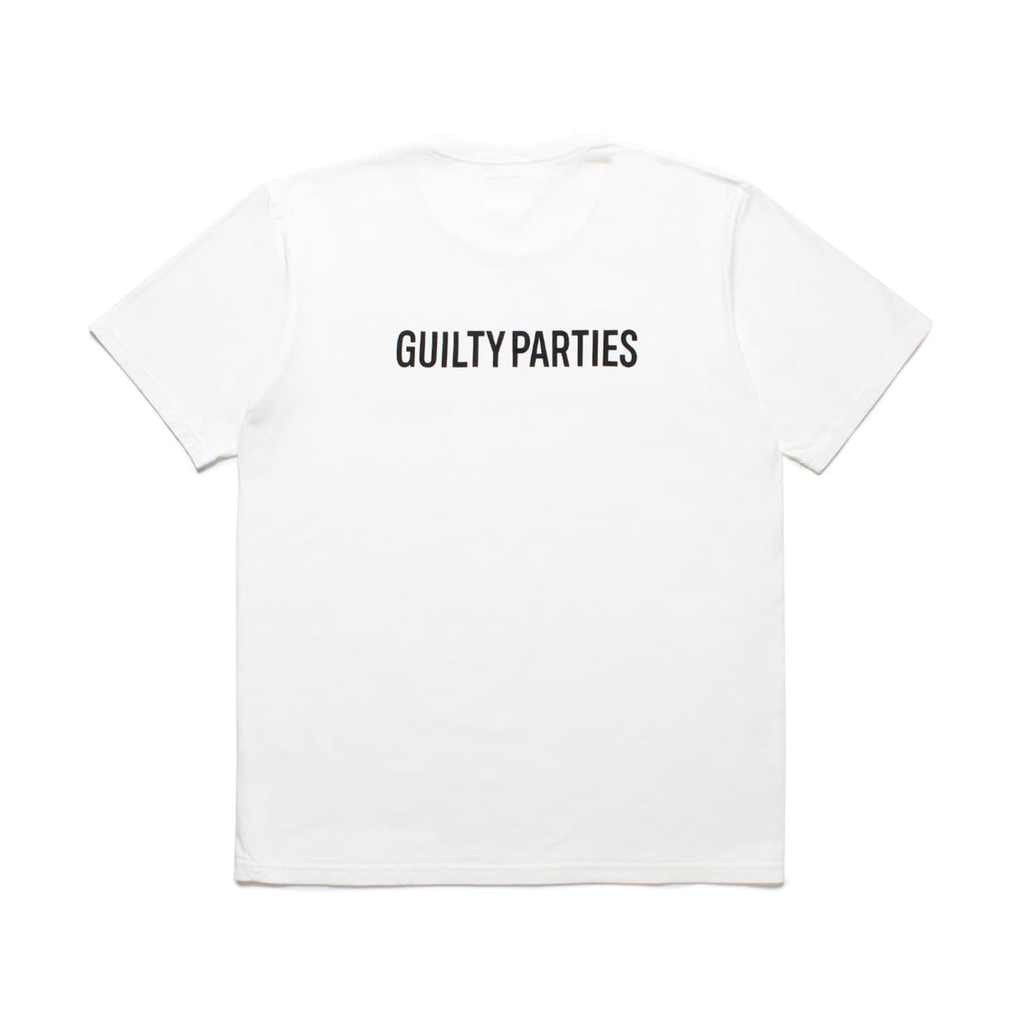 WACKO MARIA(ワコマリア)2025年春夏先行コレクションから、STANDARD T-SHIRT 25SSE-WMT-ST02のホワイト。背面。