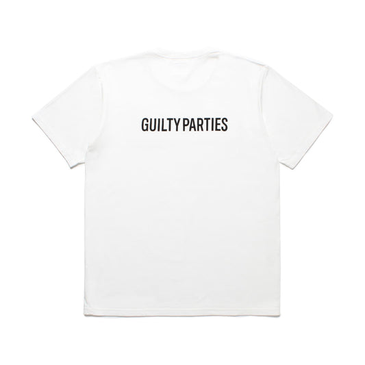 WACKO MARIA(ワコマリア)2025年春夏先行コレクションから、STANDARD T-SHIRT 25SSE-WMT-ST02のホワイト。背面。