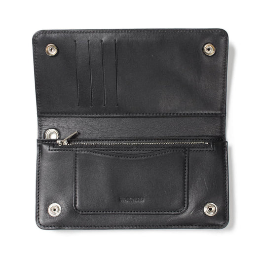 WACKO MARIA(ワコマリア)2026年春夏コレクション「天国東京」より、新進気鋭のブランド「SPEAK EASY」とのコラボレーションウォレットSPEAK EASY / LEAYHER LONG WALLET 26SS-WMA-WL03。中