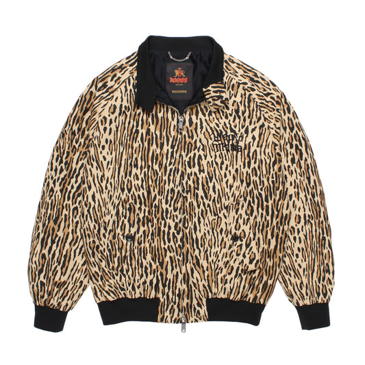WACKO MARIA(ワコマリア)2026年春夏コレクション「天国東京」から、イギリス発のブランド「BARACUTA (バラクータ」とのオフィシャルコラボレーションで制作された BARACUTA / LEOPARD G9 HARRINGTON JACKET 25SS-WMO-BC02のベージュ前面2