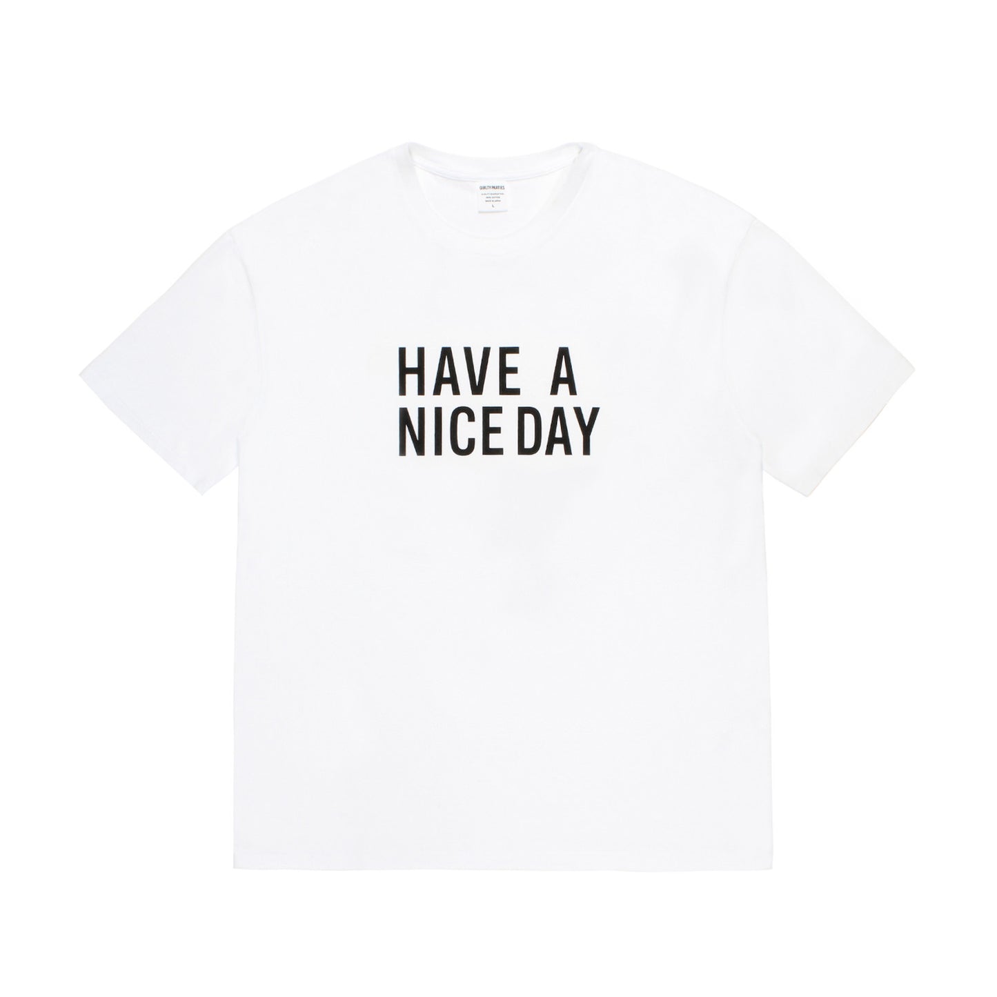 WACKO MARIA(ワコマリア)2026年春夏コレクションから、WASHED HEAVY WEIGHT T-SHIRT (TYPE-14) 26SSE-WMT-WT16を入荷致しました。製品洗い加工を施したヘビーウエイトTシャツボディーを使用し、前面に「HAVE A NICE DAY」のグラフィックをプリント。