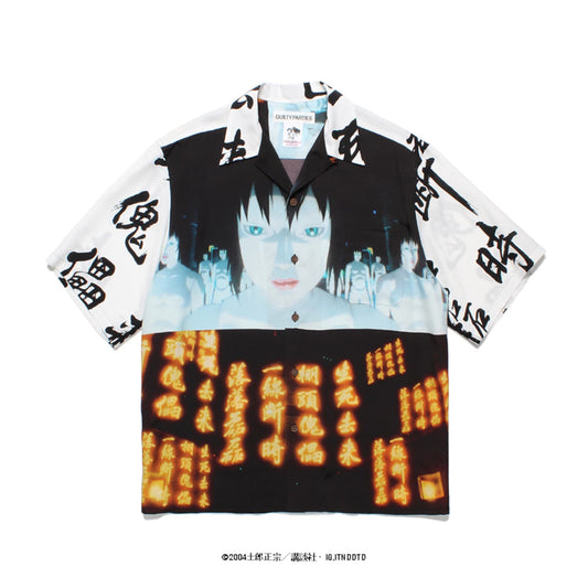 WACKO MARIA2024年春夏コレクション-GHOST IN THE SHELL 2 HAWAIIAN SHIRT (TYPE-2)-INNOCENCE-WM-HI02-WHITE