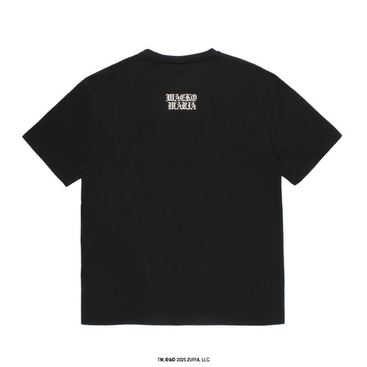 WACKO MARIA(ワコマリア)2026年春夏コレクション「天国東京」から、アメリカの総合格闘技団体の「UFC」とのオフィシャルコラボレーションTシャツ UFC / WASHED HEAVY WEIGHT T-SHIRT (TYPE-4) UFC-WM-WT04のブラック背面