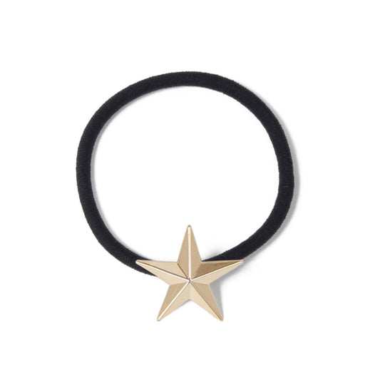WACKO MARIA(ワコマリア)2025年春夏コレクション「天国東京」から、星形のコンチョが付いたヘアゴムSTAR HAIR BAND WMGP-GG69 ゴールド