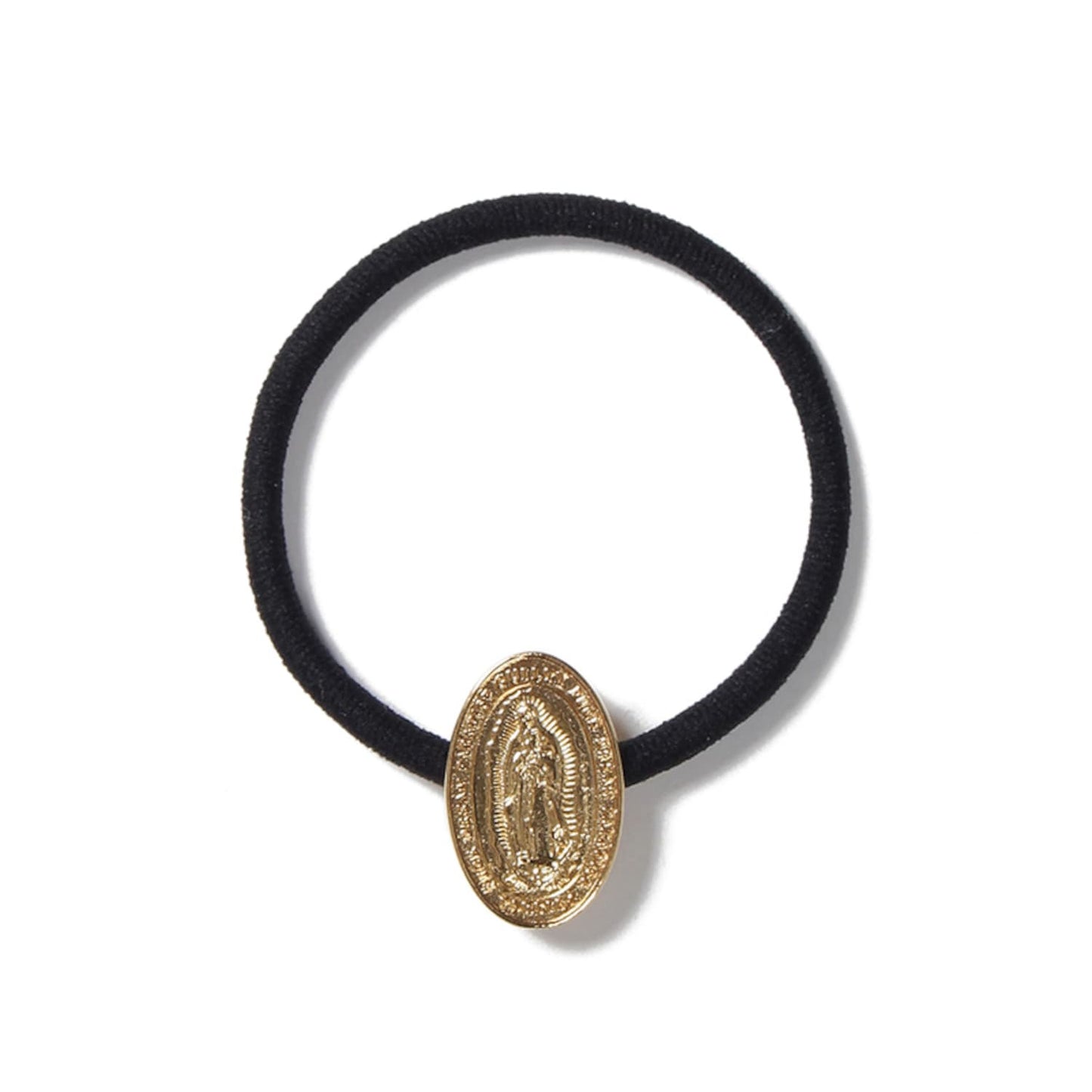 WACKO MARIA(ワコマリア)2025年春夏コレクション「天国東京」から、マリアのコンチョが付いたヘアゴム MARIA MEDAL HAIR BAND WMGP-GG82 ゴールド