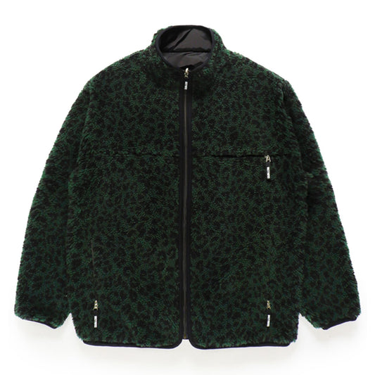 WACKO MARIA | REVERSIBLE LEOPARD BOA FLECE JACKET 23FW-WMO-OD06