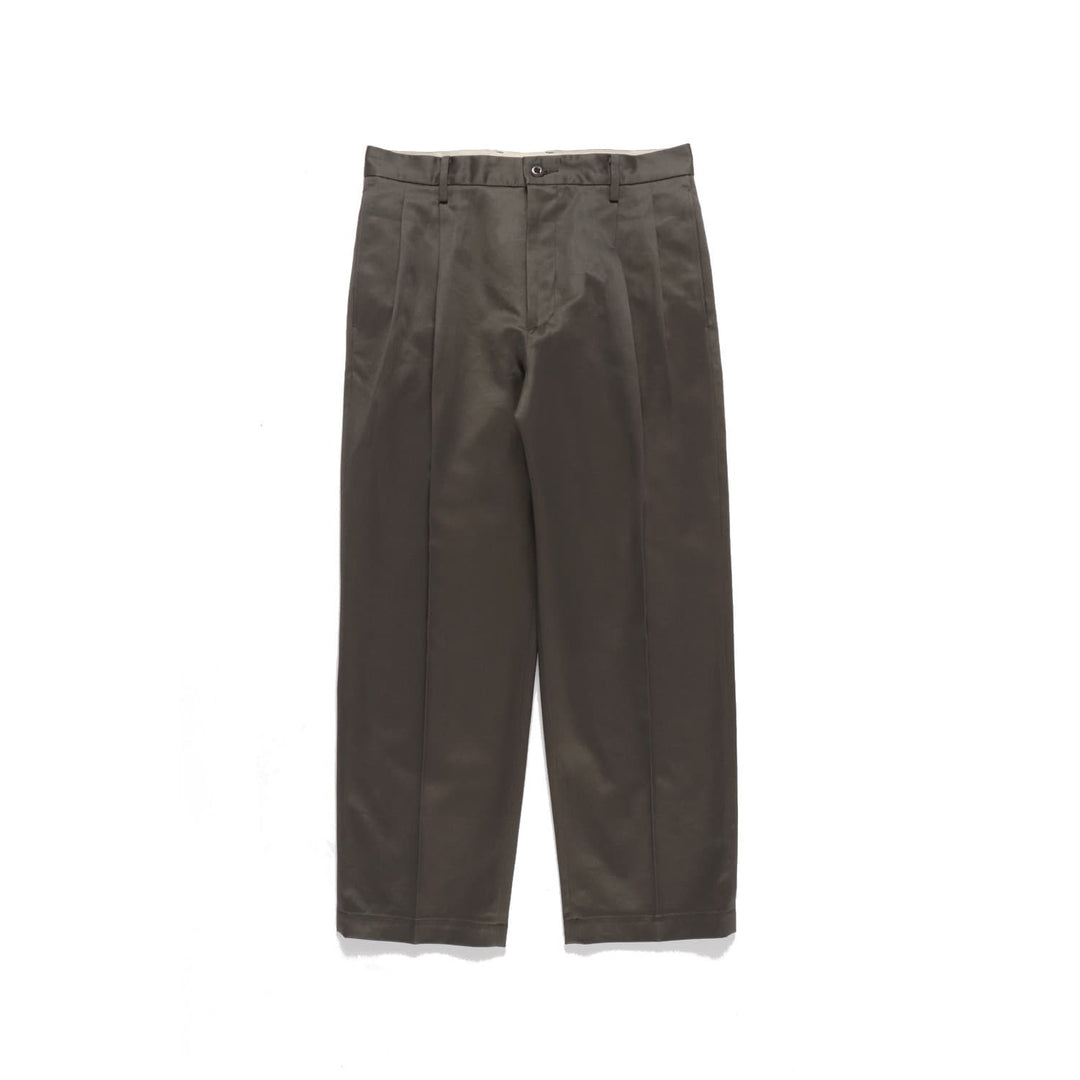 Double Pleated Chino Trousers (Grey) 23FW-WMP-PT01 | WACKOMARIA 