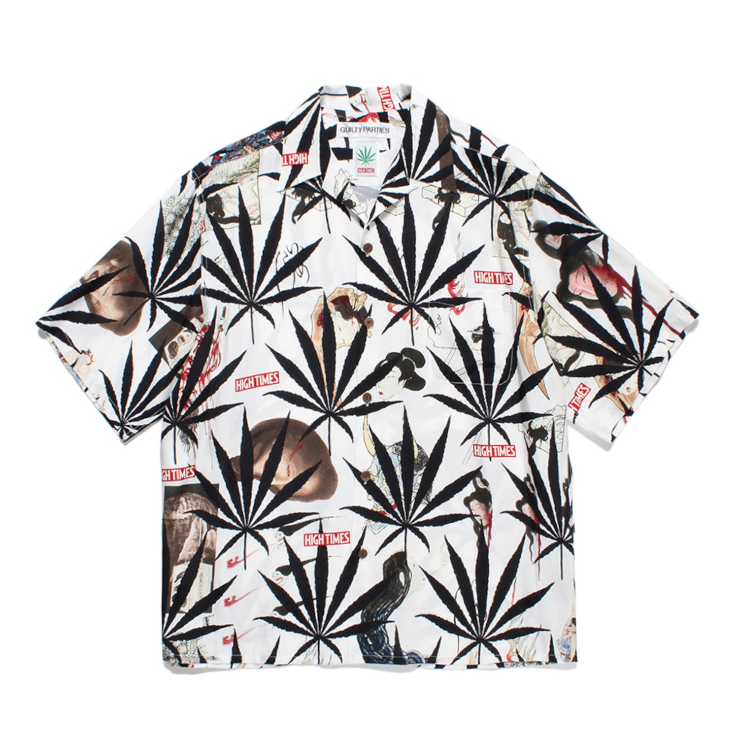 WACKO MARIA | HIGH TIMES / HAWAIIAN SHIRT (TYPE-2) | HIGHTIMES-WM-HI06 -  WHITE / Small