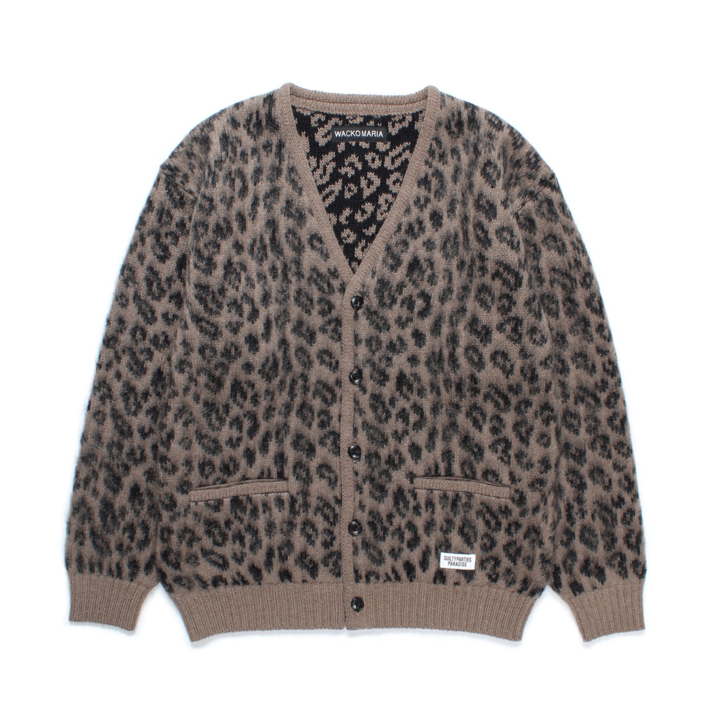 レオパードヘビーモヘアニットカーディガン 24FW-WMK-KN10 レオパードヘビーモヘアニットカーディガン 24FW-WMK-KN10