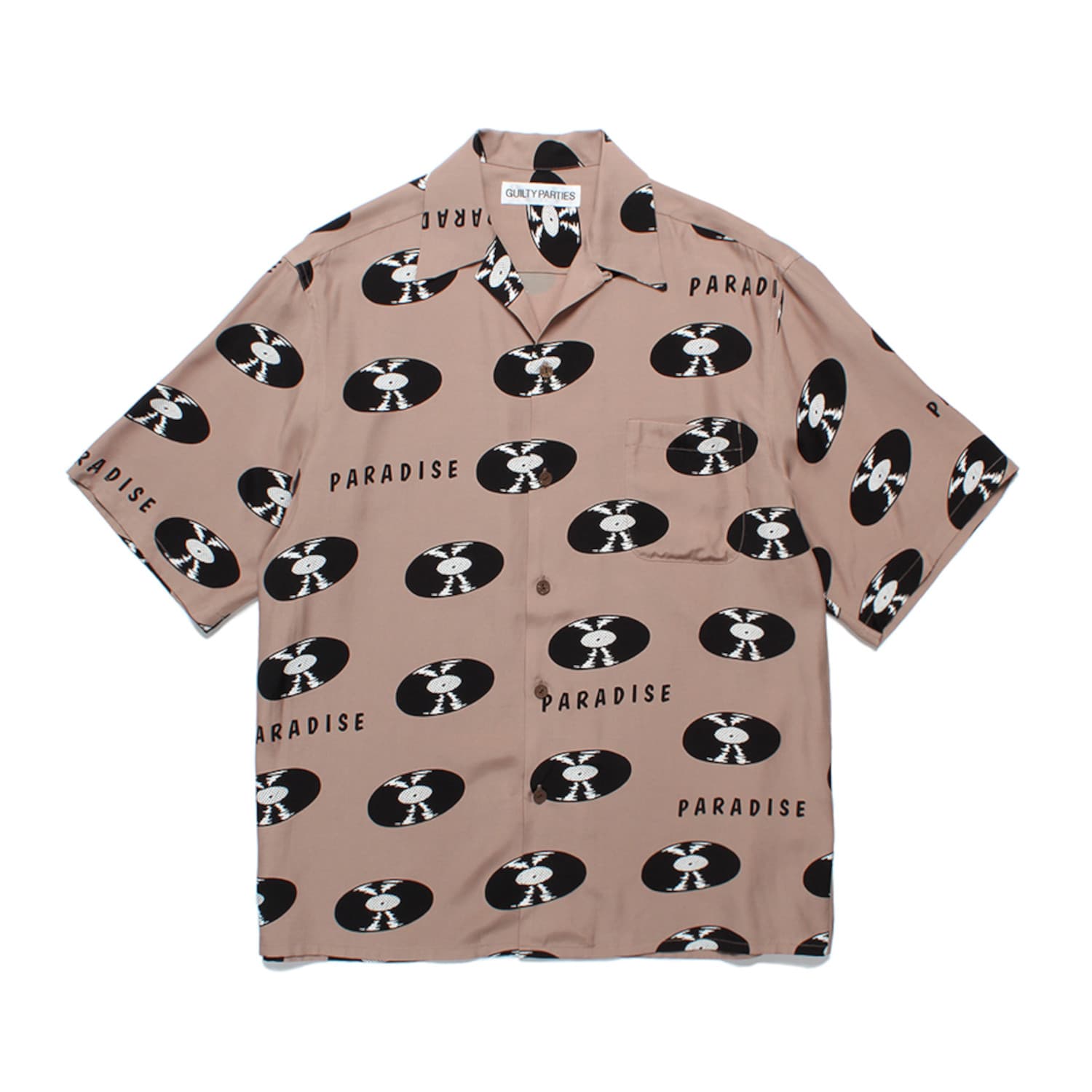 レコード柄ハワイアンシャツ タイプ4 24SS-WMS-HI04 | ワコマリア2024  