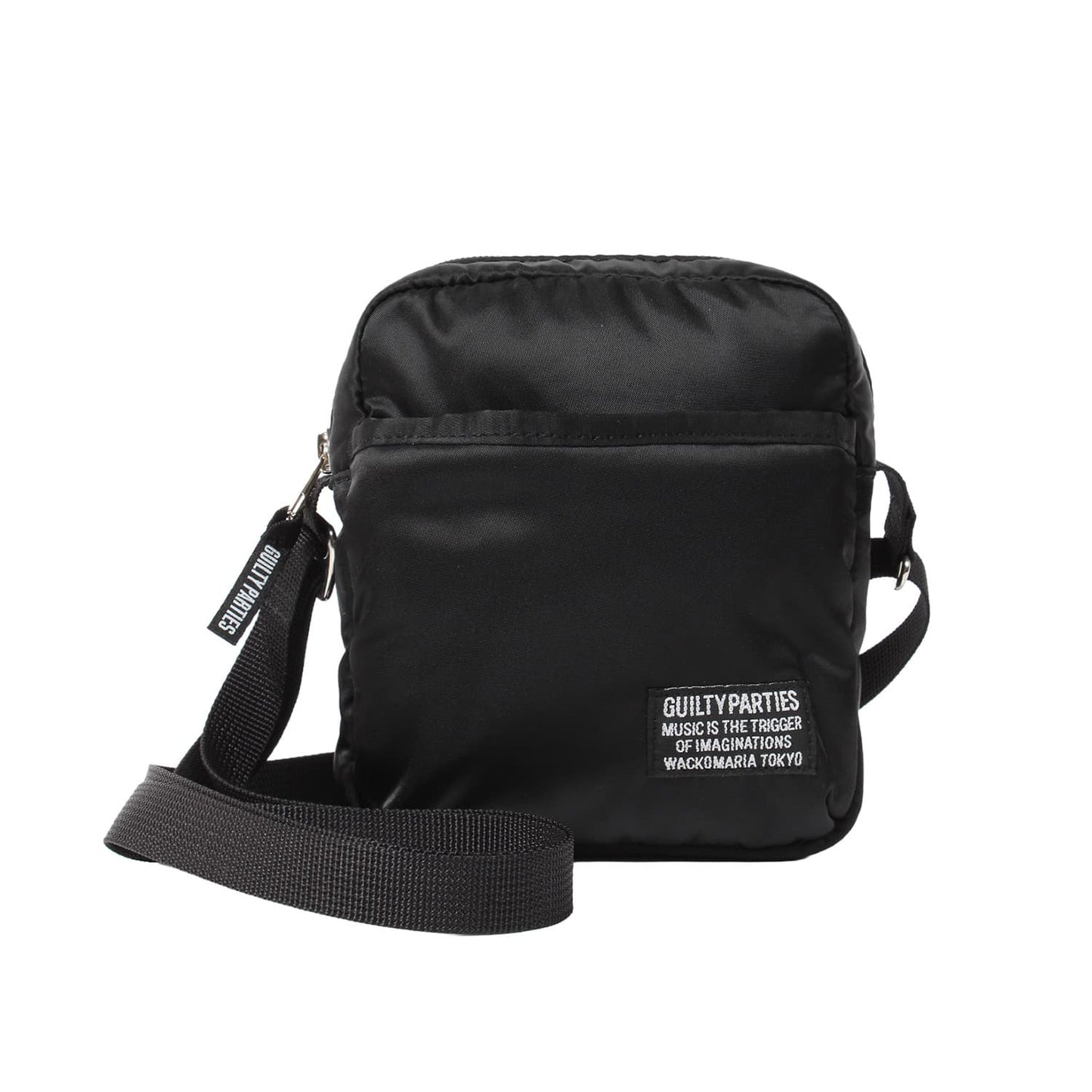 WACKO MARIA（ワコマリア）2025年秋冬コレクション「天国東京」から、ブラックのナイロン生地で製作されたショルダーポーチ SPEAK EASY / NYLON SHOULDER MINI BAG 25FW-WMA-BG03を入荷しました。