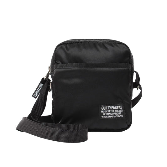 WACKO MARIA（ワコマリア）2025年秋冬コレクション「天国東京」から、ブラックのナイロン生地で製作されたショルダーポーチ SPEAK EASY / NYLON SHOULDER MINI BAG 25FW-WMA-BG03を入荷しました。