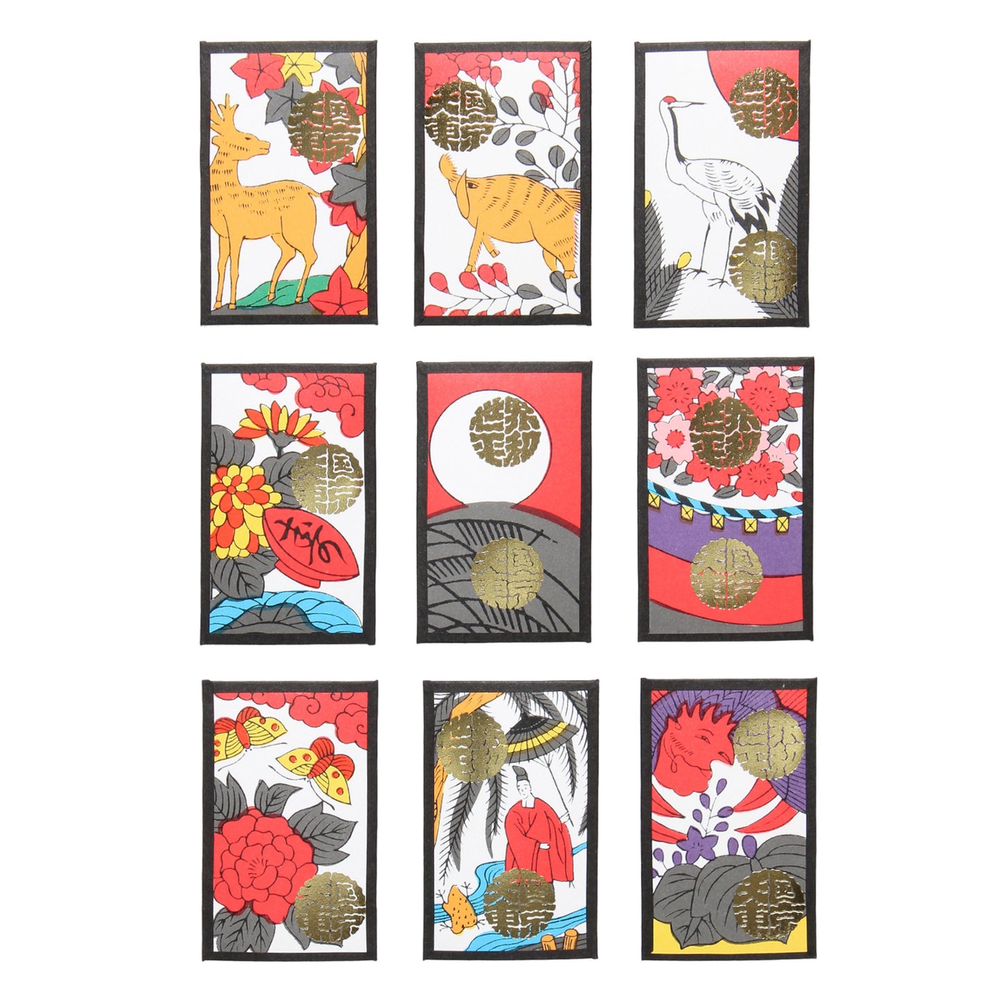 WACKO MARIA（ワコマリア）2025年秋冬コレクション「天国東京」から、京都大石天狗堂 / 花札 25FW-WMA-GG13を入荷しました。札表面。