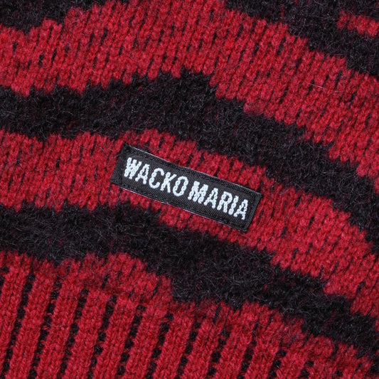 WACKO MARIA | TIGER MOHAIR JACQUARD KNIT SWEATER | 25FW-WMK-KN05