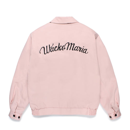 WACKO MARIA（ワコマリア）2025年秋冬コレクション「天国東京」から、50'S JACKET -B- (TYPE-2) 25FW-WMO-BL24のピンク背面