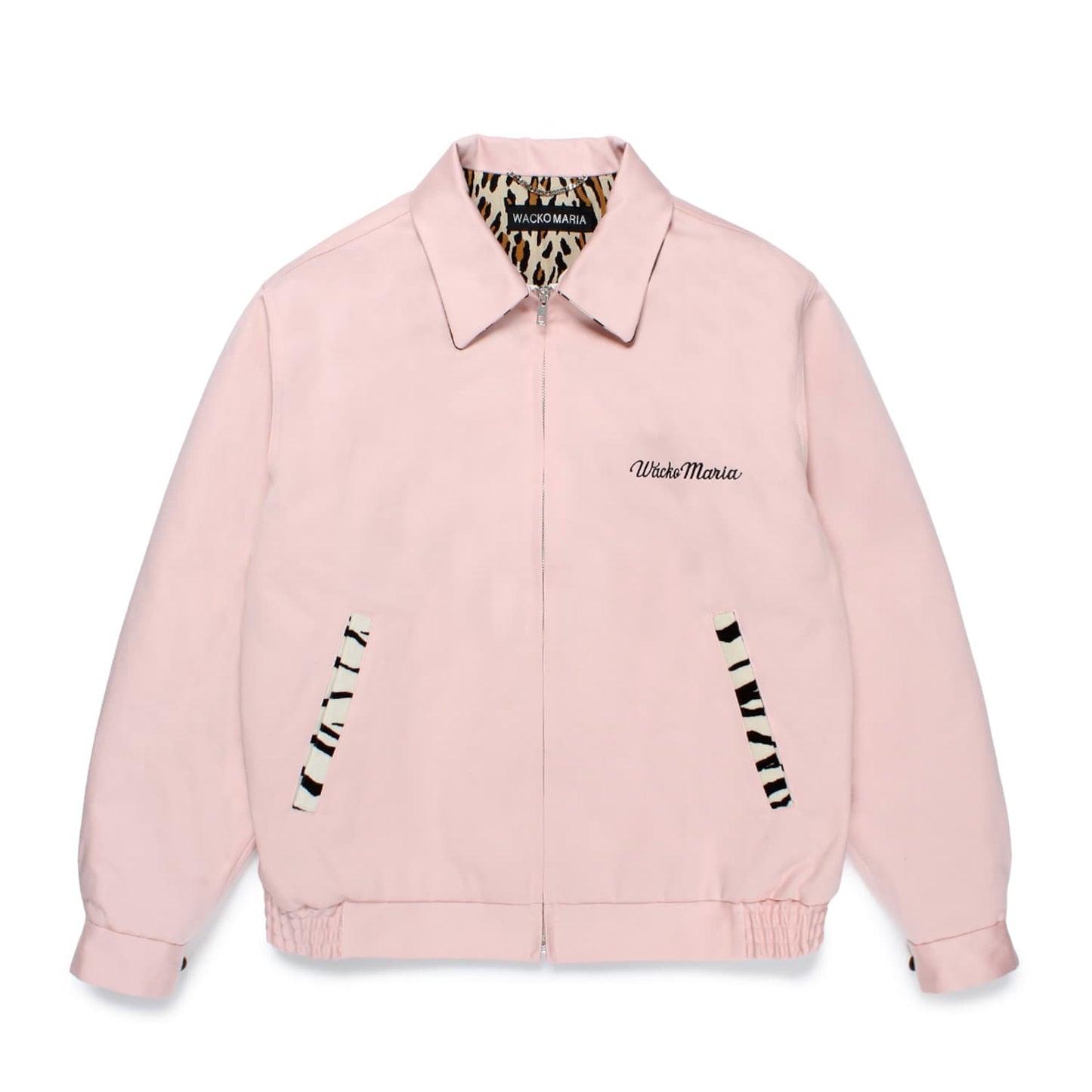 WACKO MARIA（ワコマリア）2025年秋冬コレクション「天国東京」から、50'S JACKET -B- (TYPE-2) 25FW-WMO-BL24のピンク前面