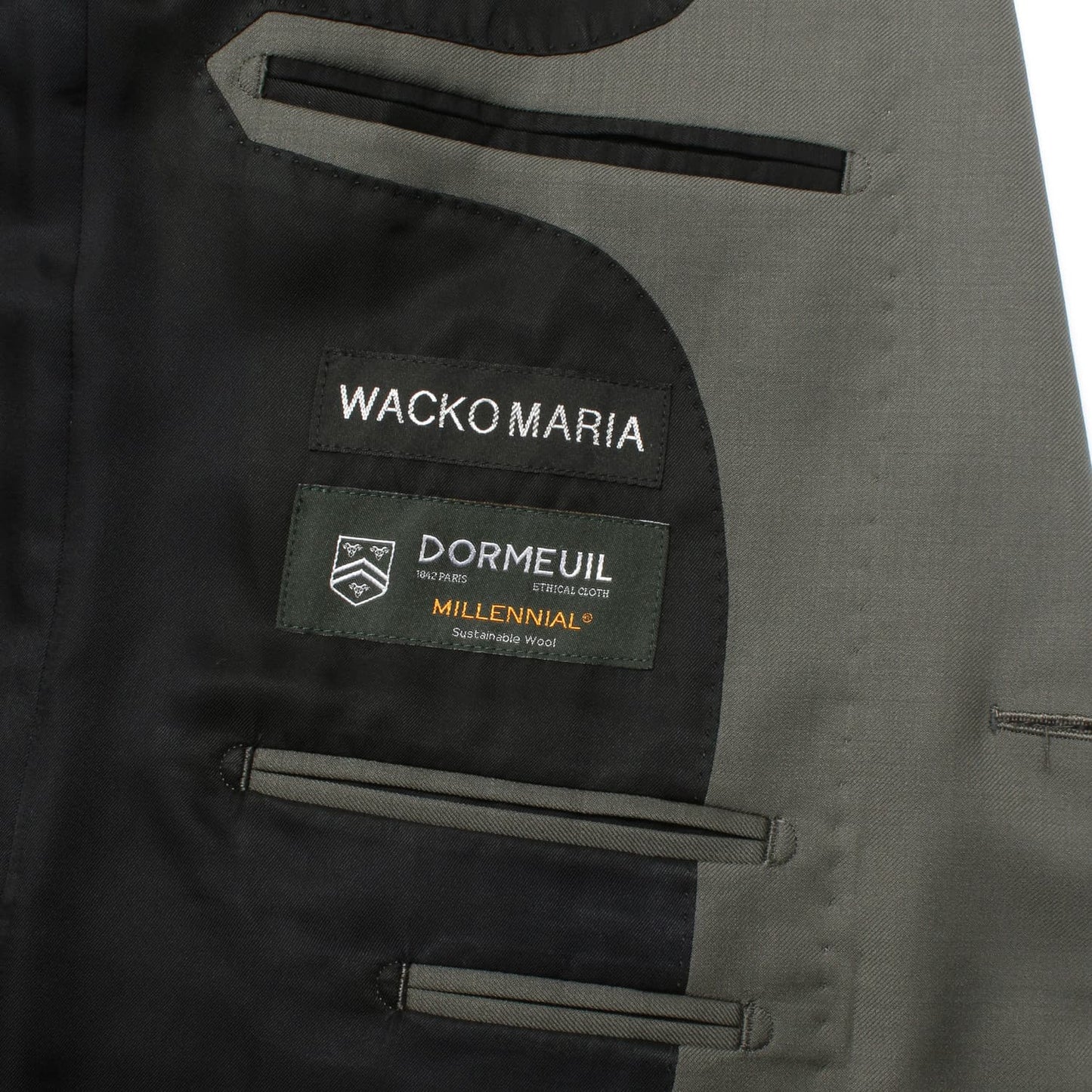 WACKO MARIA | DORMEUIL / SINGLE BREASTED JACKET＆ PLEATED TROUSERS (TYPE-2)