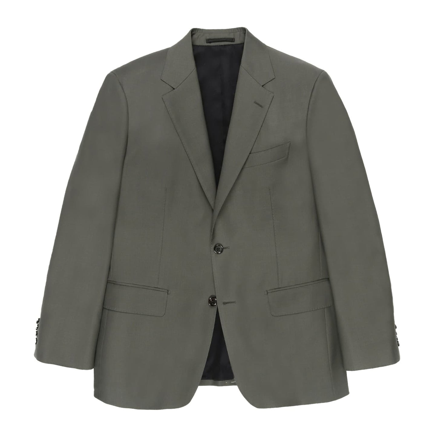 WACKO MARIA（ワコマリア）2025年秋冬コレクション「天国東京」から、フランスの高級生地メーカーDORMEUIL(ドーメル)社製のウール100％の生地で仕立てたジャケットとパンツのセットアップDORMEUIL / SINGLE BREASTED JACKET 25FW-WMO-SU05。ジャケット