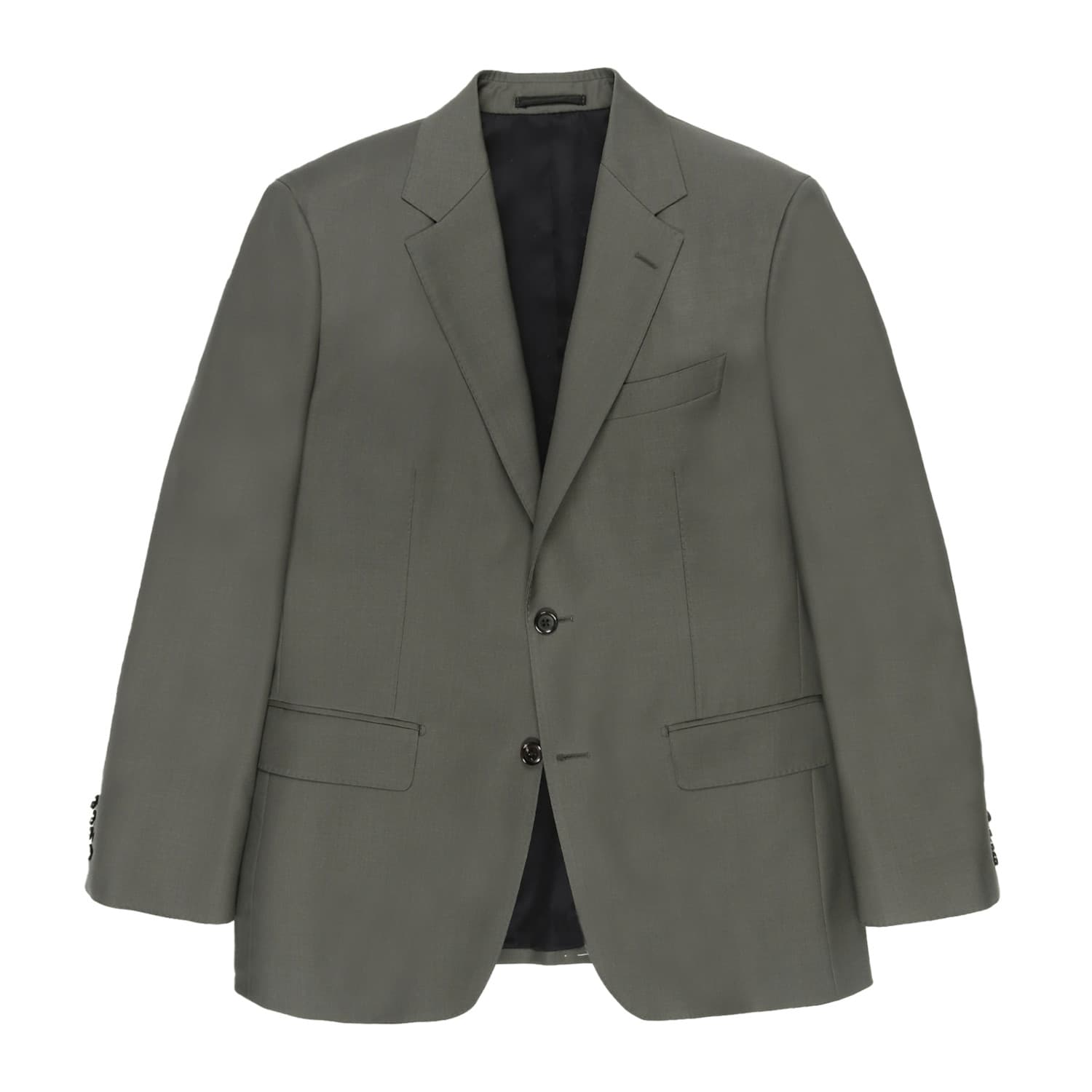 WACKO MARIA（ワコマリア）2025年秋冬コレクション「天国東京」から、フランスの高級生地メーカーDORMEUIL(ドーメル)社製のウール100％の生地で仕立てたジャケットとパンツのセットアップDORMEUIL / SINGLE BREASTED JACKET 25FW-WMO-SU05。ジャケット