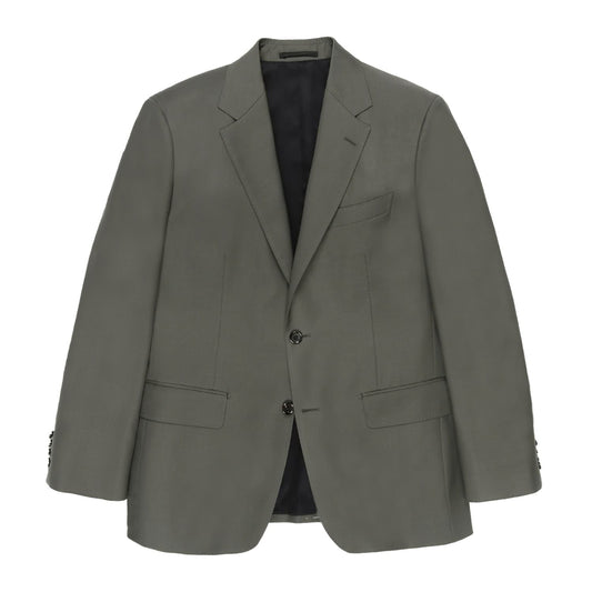 WACKO MARIA（ワコマリア）2025年秋冬コレクション「天国東京」から、フランスの高級生地メーカーDORMEUIL(ドーメル)社製のウール100％の生地で仕立てたジャケットとパンツのセットアップDORMEUIL / SINGLE BREASTED JACKET 25FW-WMO-SU05。ジャケット