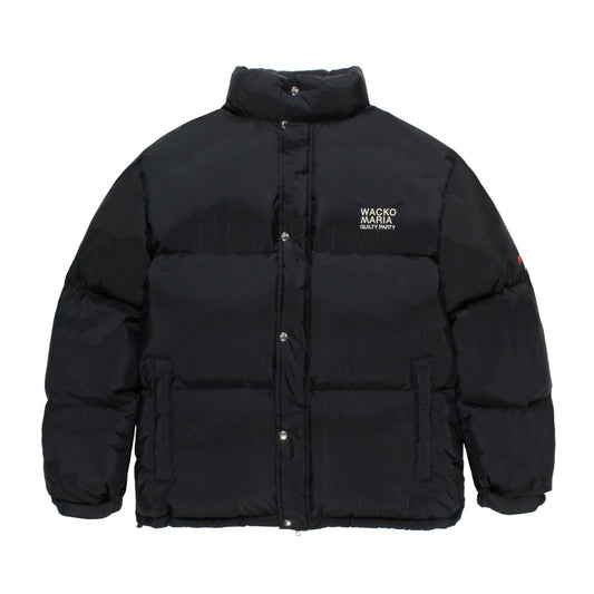 WACKO MARIA（ワコマリア）2025年秋冬コレクション「天国東京」から、滋賀県のアウトドアブランド「NANGA(ナンガ)」社とのコラボレーションダウンジャケットNANGA / AURORA TEX DOWN JACKET 25FW-WMO-NA01 ブラック