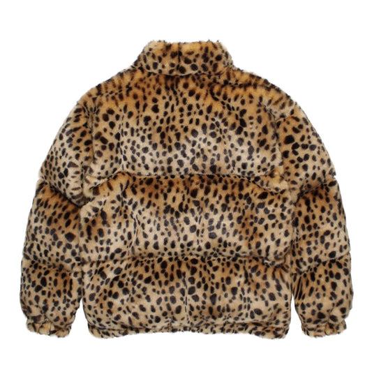 WACKO MARIA | NANGA / LEOPARD FAUX FUR DOWN JACKET | 25FW-WMO-NA03