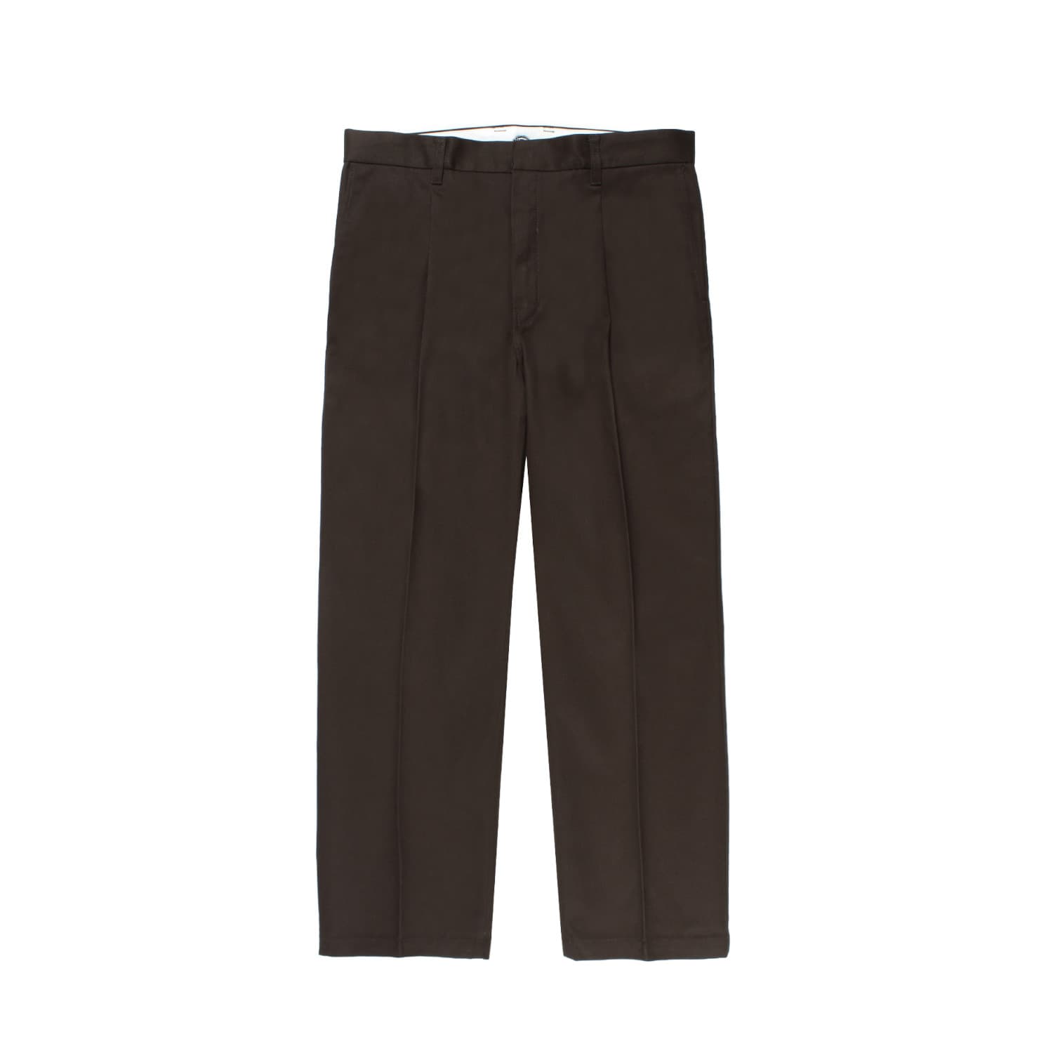 WACKO MARIA（ワコマリア）2025年秋冬コレクション「天国東京」から、アメリカで生まれたワークカジュアルブランドDICKIES (ディッキーズ) とのオフィシャルコラボレーションプリーツトラウザー DICKIES / PLEATED TROUSERS 25FW-WMP-DC01のブラウンを入荷致しました。前面