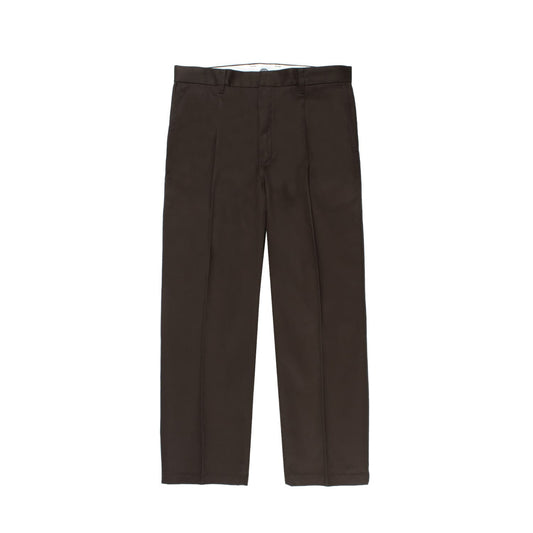 WACKO MARIA（ワコマリア）2025年秋冬コレクション「天国東京」から、アメリカで生まれたワークカジュアルブランドDICKIES (ディッキーズ) とのオフィシャルコラボレーションプリーツトラウザー DICKIES / PLEATED TROUSERS 25FW-WMP-DC01のブラウンを入荷致しました。前面