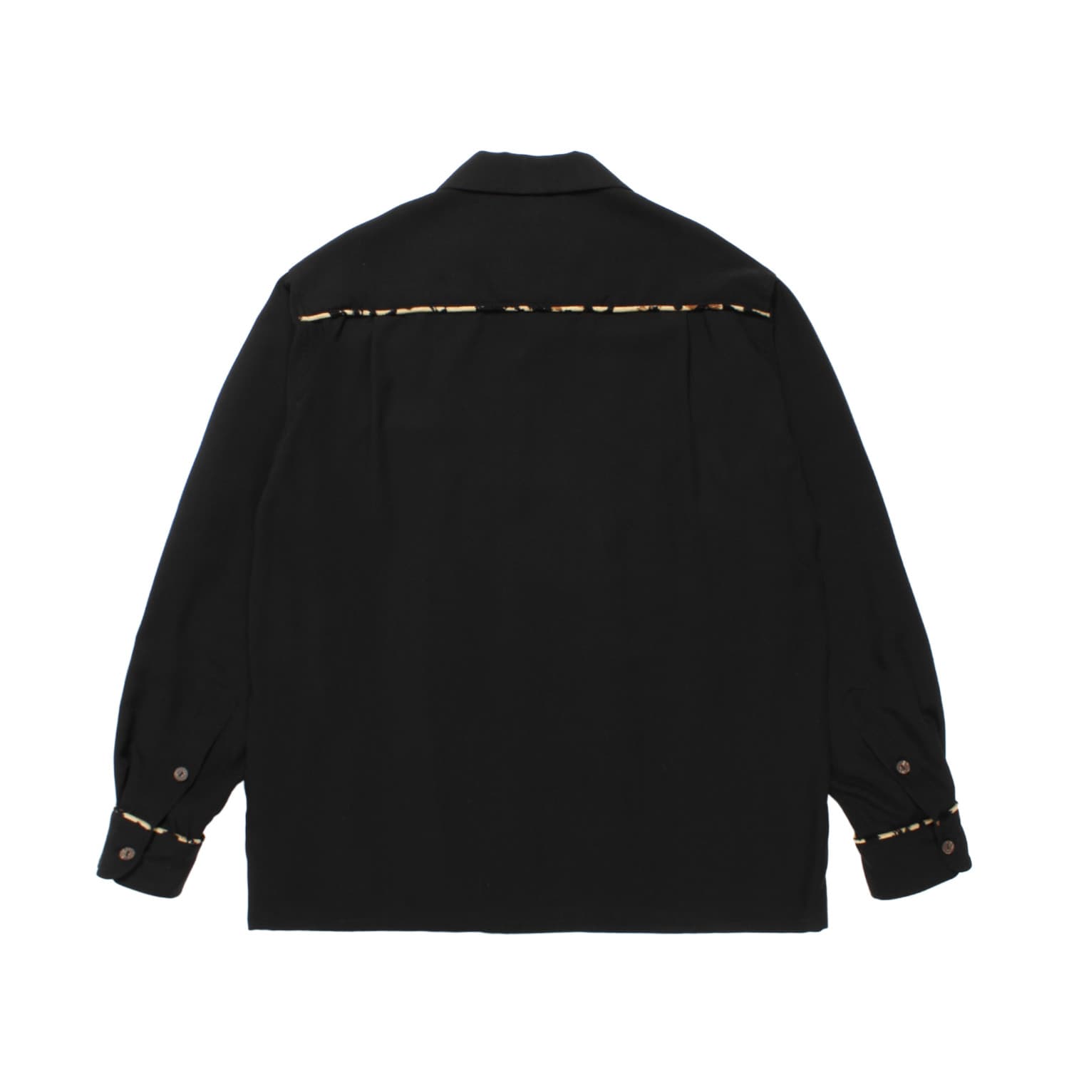 WACKO MARIA 黒のシャツ XLサイズ WACKO MARIA ワコマリア SATAN'S SOUL DEVIL'S WORKSHOP 刺繍