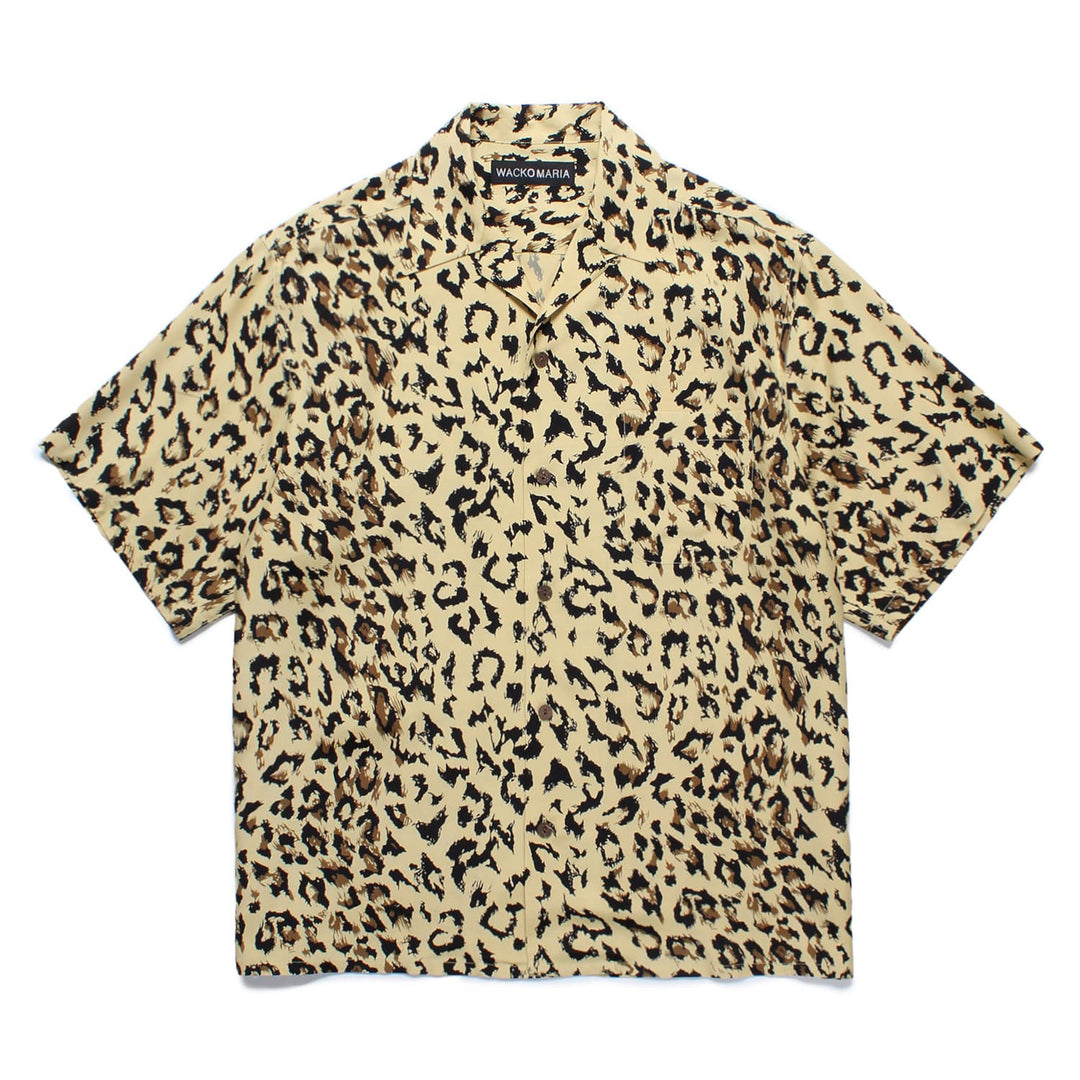 Leopard Hawaiian Shirt 25SS-WMS-HI01 | WACKOMARIA 2025 Spring 
