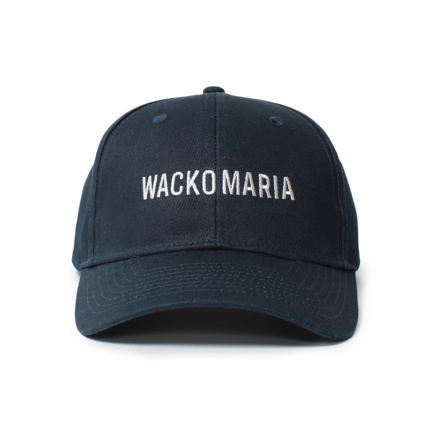 WACKO MARIA(ワコマリア)2025年春夏先行コレクションから、 6PANEL CAP TYPE-1 25SSE-WMA-CP01のネイビー。