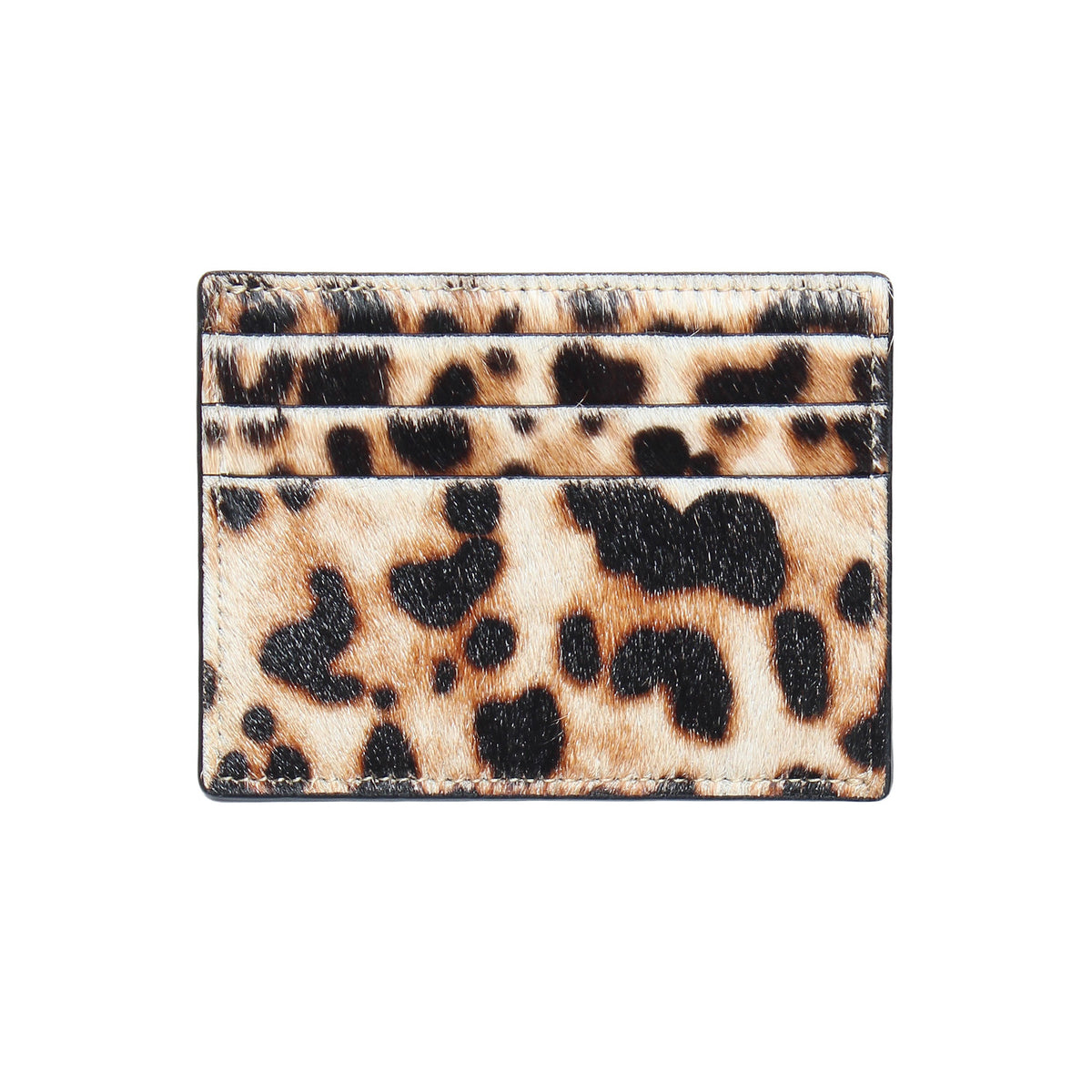WACKO MARIA | SPEAK EASY / LEOPARD HAIR-ON LEATHER CARD CASE (TYPE-2) | 26FW-WMA-CC04