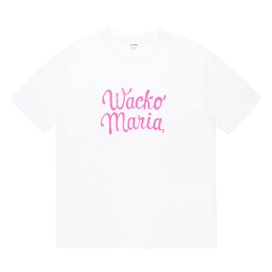 WACKO MARIA（ワコマリア）2026年秋冬コレクション「天国東京」から、Tシャツ WASHED HEAVY WEIGHT CREW NECK T-SHIRT (TYPE-11)&nbsp;26FW-WM-WT14のホワイトを入荷致しました。製品洗い加工を施したヘビーウエイトTシャツボディーを使用し、前面に「WACKO MARIA」のロゴグラフィックをプリント。
