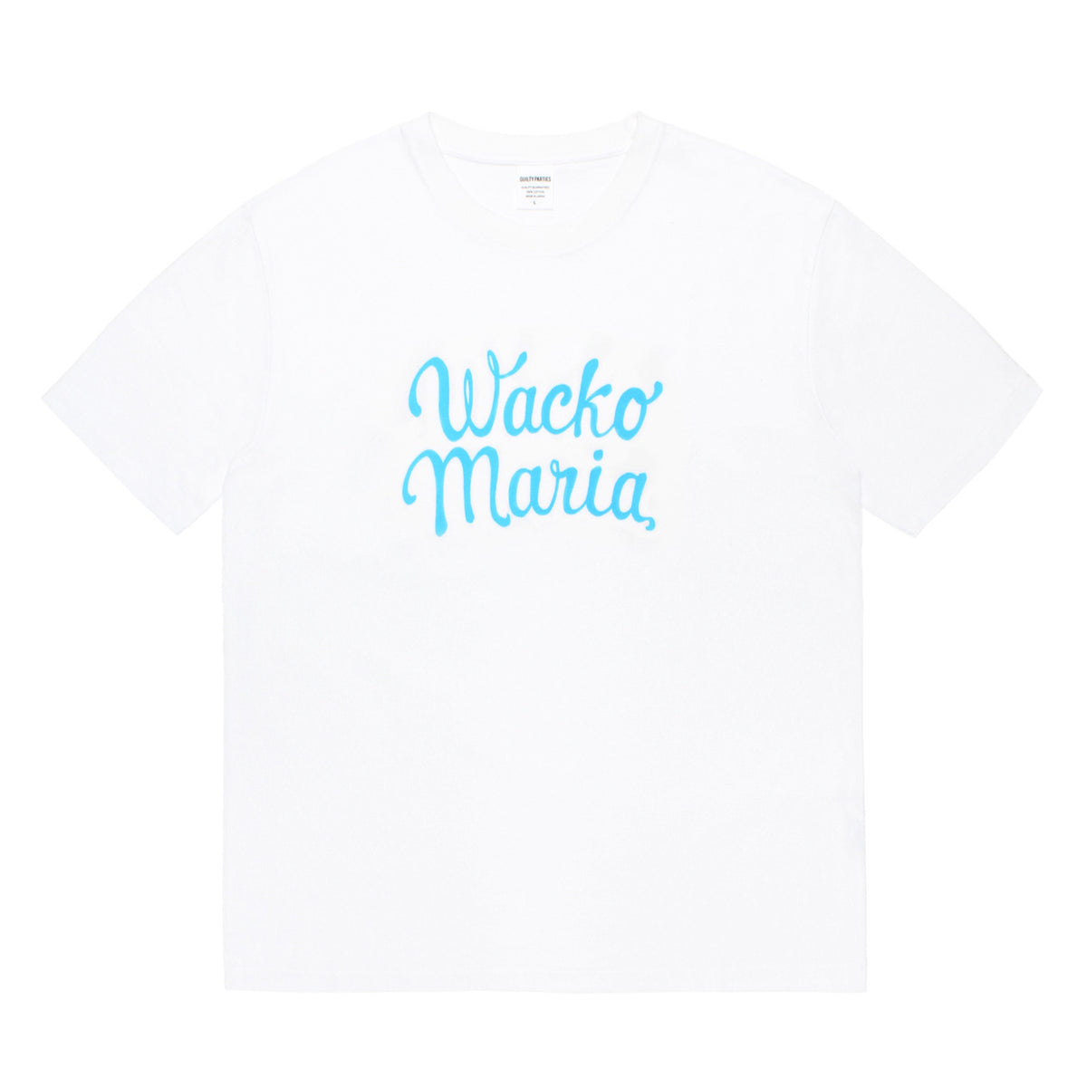 WACKO MARIA（ワコマリア）2026年秋冬コレクション「天国東京」から、クルーネックTシャツ WASHED HEAVY WEIGHT CREW NECK T-SHIRT (TYPE-12)&nbsp;26FW-WM-WT15のホワイトを入荷致しました。製品洗い加工を施したヘビーウエイトTシャツボディーを使用し、前面に「WACKO MARIA」のロゴグラフィックをプリント。