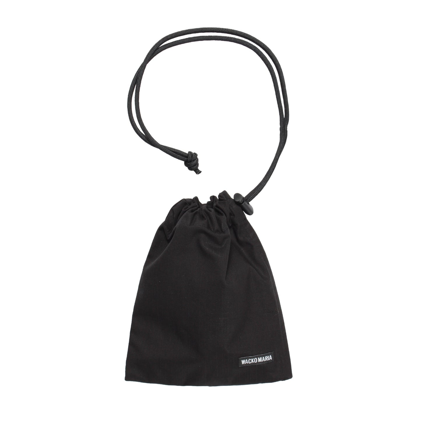 WACKO MARIA（ワコマリア）2026年秋冬先行コレクションから、巾着型ショルダーポーチ DRAWSTRING BAG 26FWE-WMA-BG0