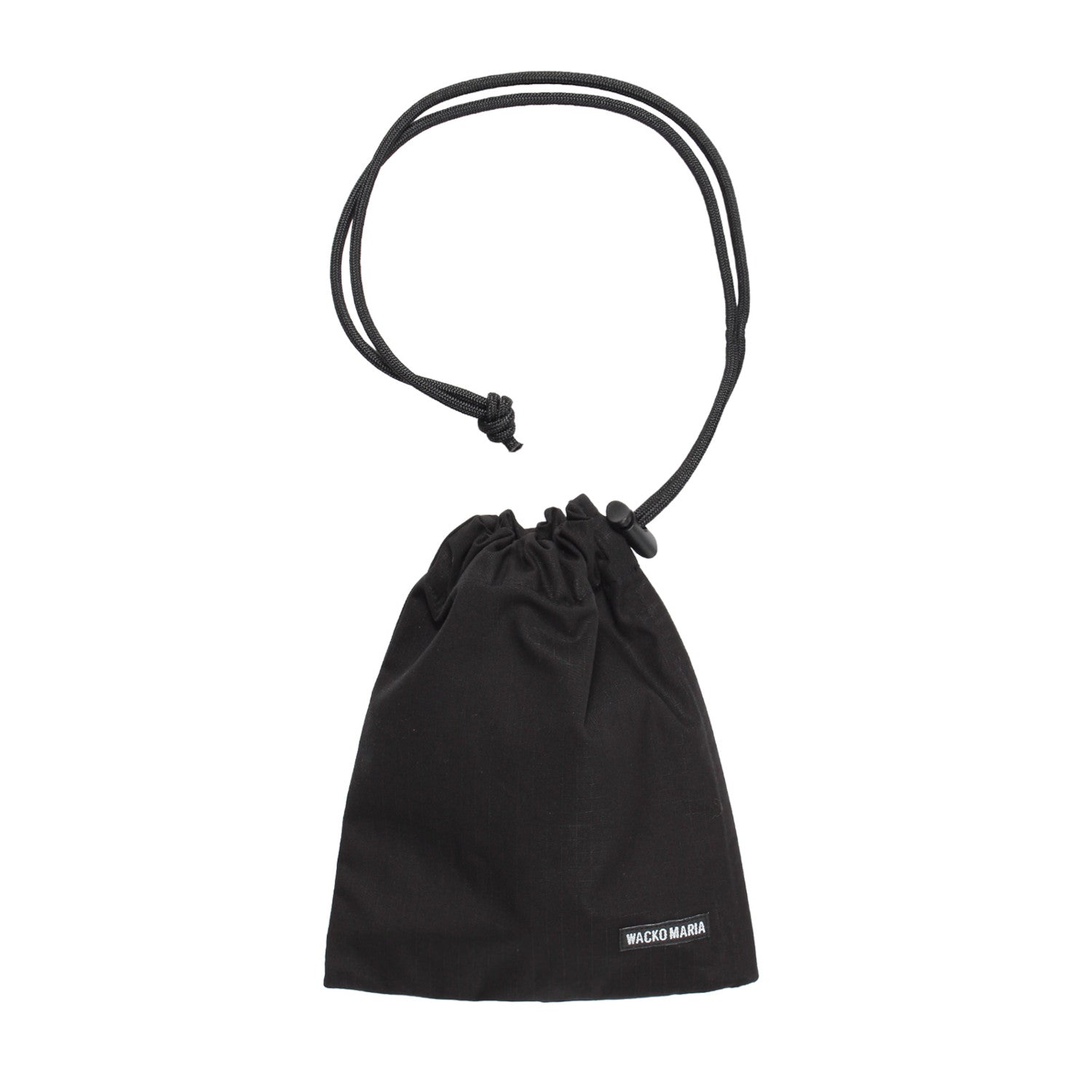 WACKO MARIA（ワコマリア）2026年秋冬先行コレクションから、巾着型ショルダーポーチ DRAWSTRING BAG 26FWE-WMA-BG0