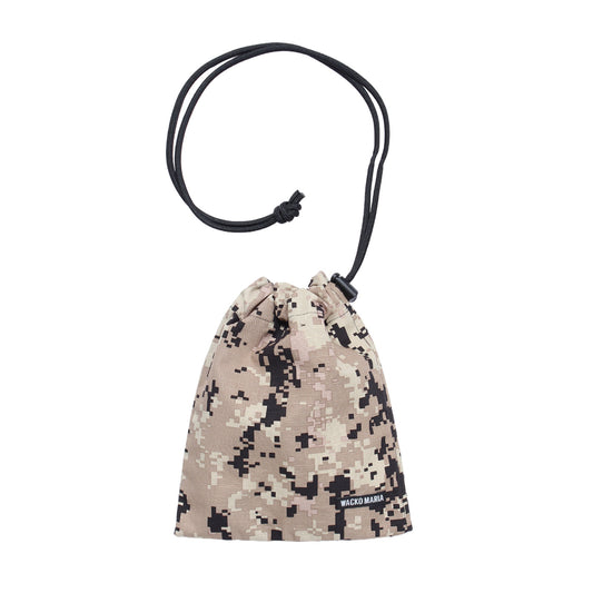 WACKO MARIA | DIGITAL CAMO DRAWSTRING BAG | 26FWE-WMA-BG03