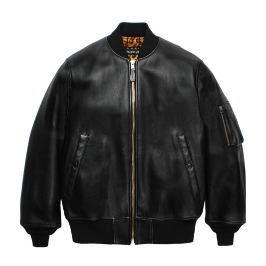 WACKO MARIA（ワコマリア）2026年秋冬先行コレクションから、LEATHER MA-1 FLIGHT JACKET (TYPE-2)&nbsp;26FWE-WMO-BL02を入荷致しました。N1デッキジャケットを、柔らかく体に馴染みやすいシープスキン(羊革)で製作した新作アイテム。前面
