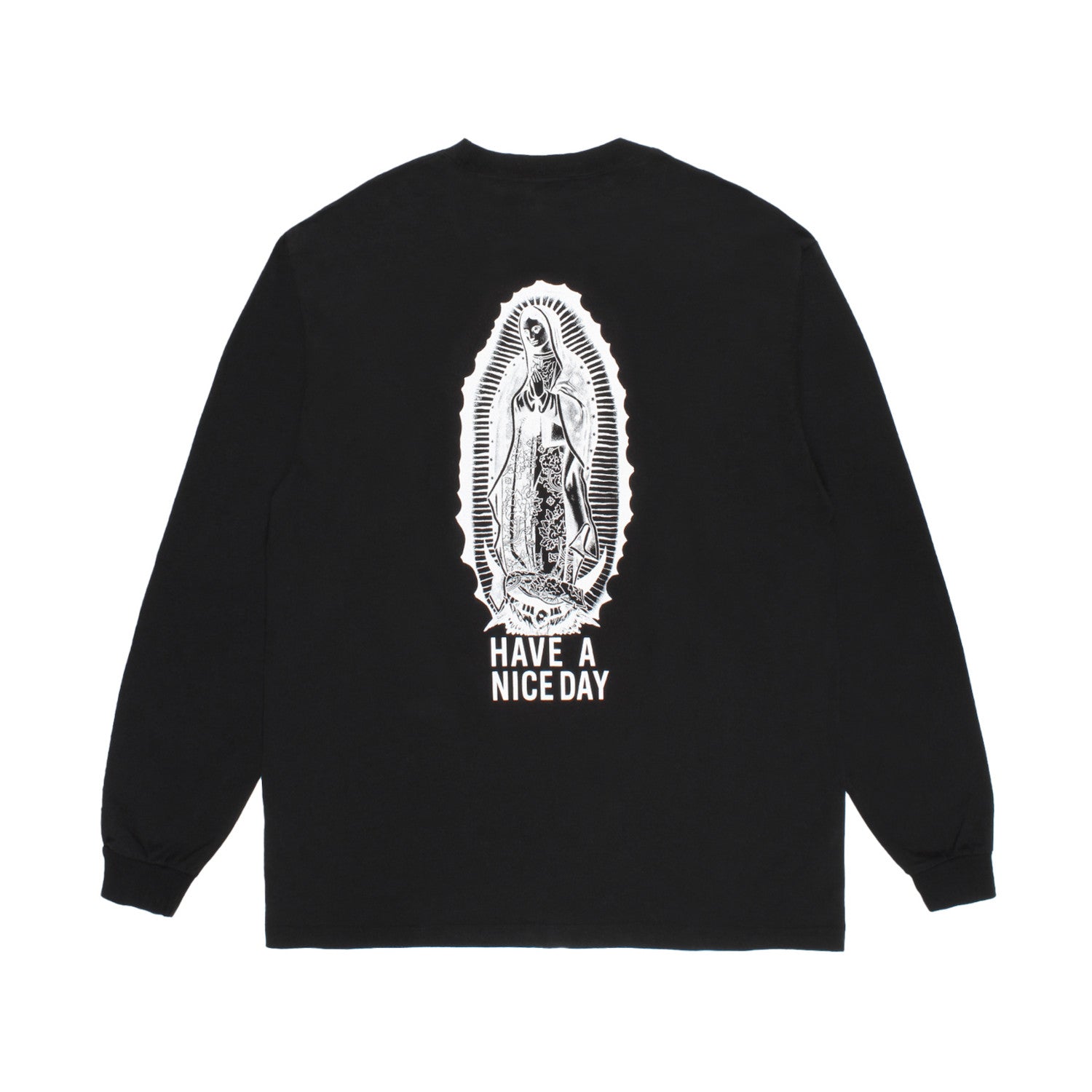 WACKO MARIA（ワコマリア）2026年春夏先行コレクションから、WASHED HEAVY WEIGHT LONG SLEEVE&nbsp;T-SHIRT (TYPE-1) 26SSE-WMT-LT01のブラック背面