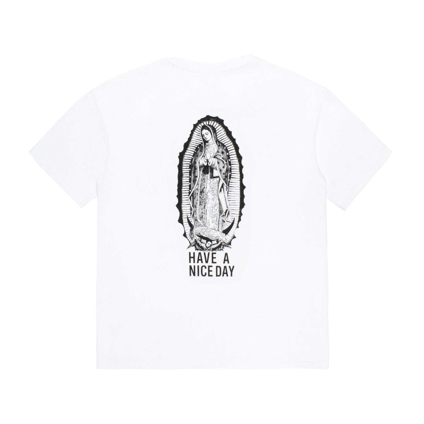 WACKO MARIA（ワコマリア）2026年秋冬先行コレクションから、WASHED HEAVY WEIGHT T-SHIRT (TYPE-1) 26FWE-WMT-WT01のホワイト背面