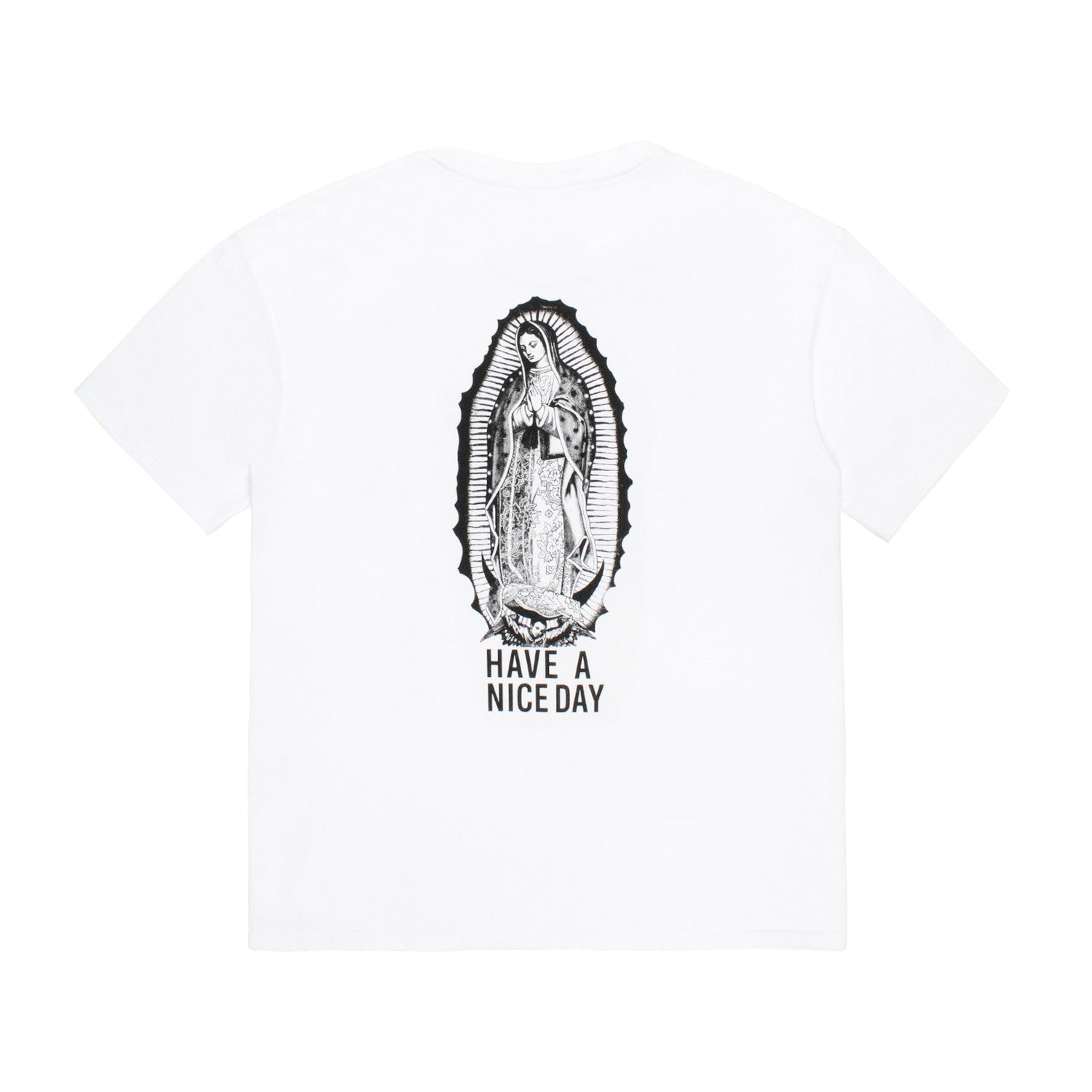 WACKO MARIA（ワコマリア）2026年秋冬先行コレクションから、WASHED HEAVY WEIGHT T-SHIRT (TYPE-1) 26FWE-WMT-WT01のホワイト背面