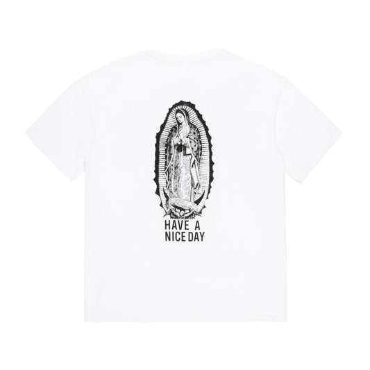 WACKO MARIA（ワコマリア）2026年秋冬先行コレクションから、WASHED HEAVY WEIGHT T-SHIRT (TYPE-1) 26FWE-WMT-WT01のホワイト背面