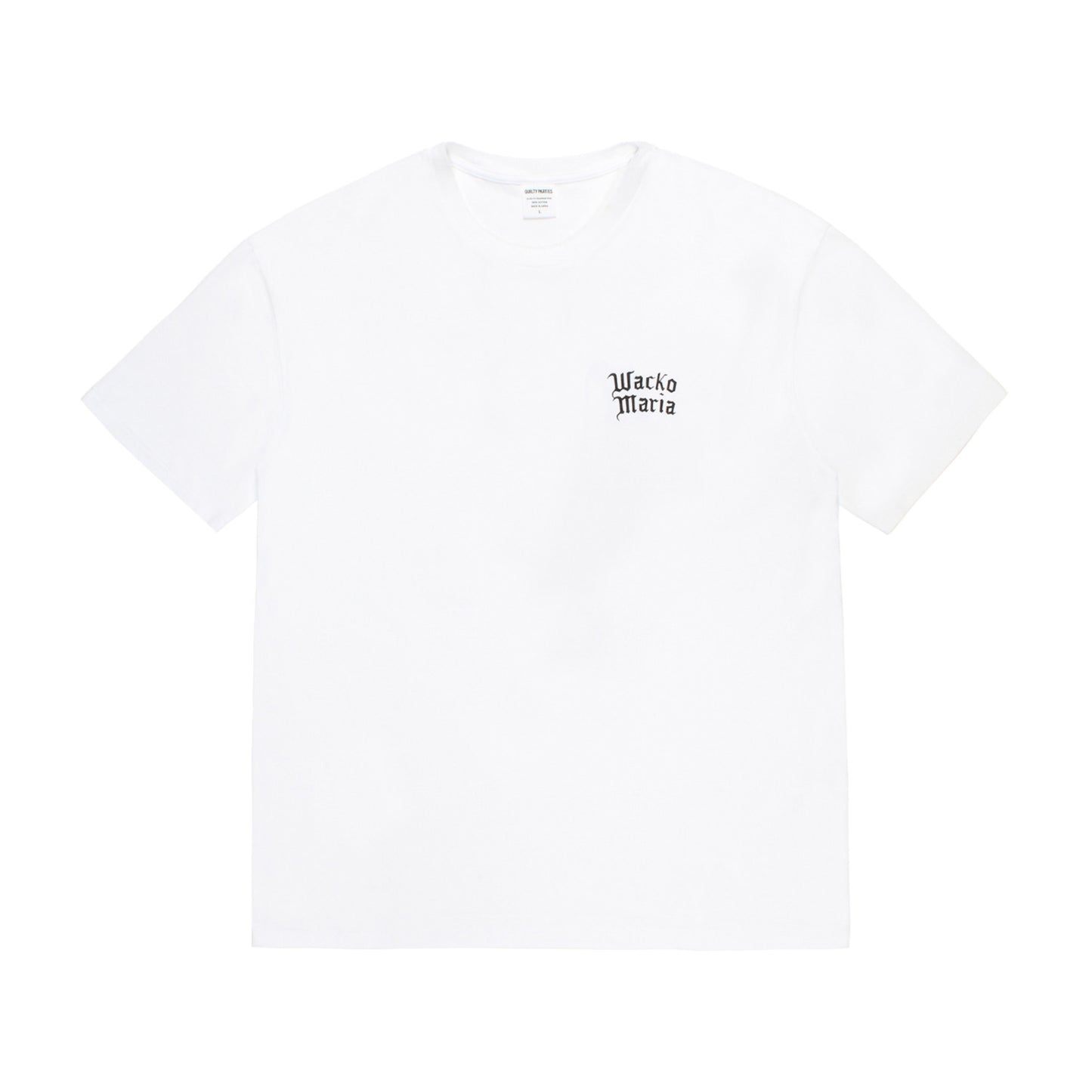 WACKO MARIA（ワコマリア）2026年秋冬先行コレクションから、WASHED HEAVY WEIGHT T-SHIRT (TYPE-1) 26FWE-WMT-WT01のホワイト前面