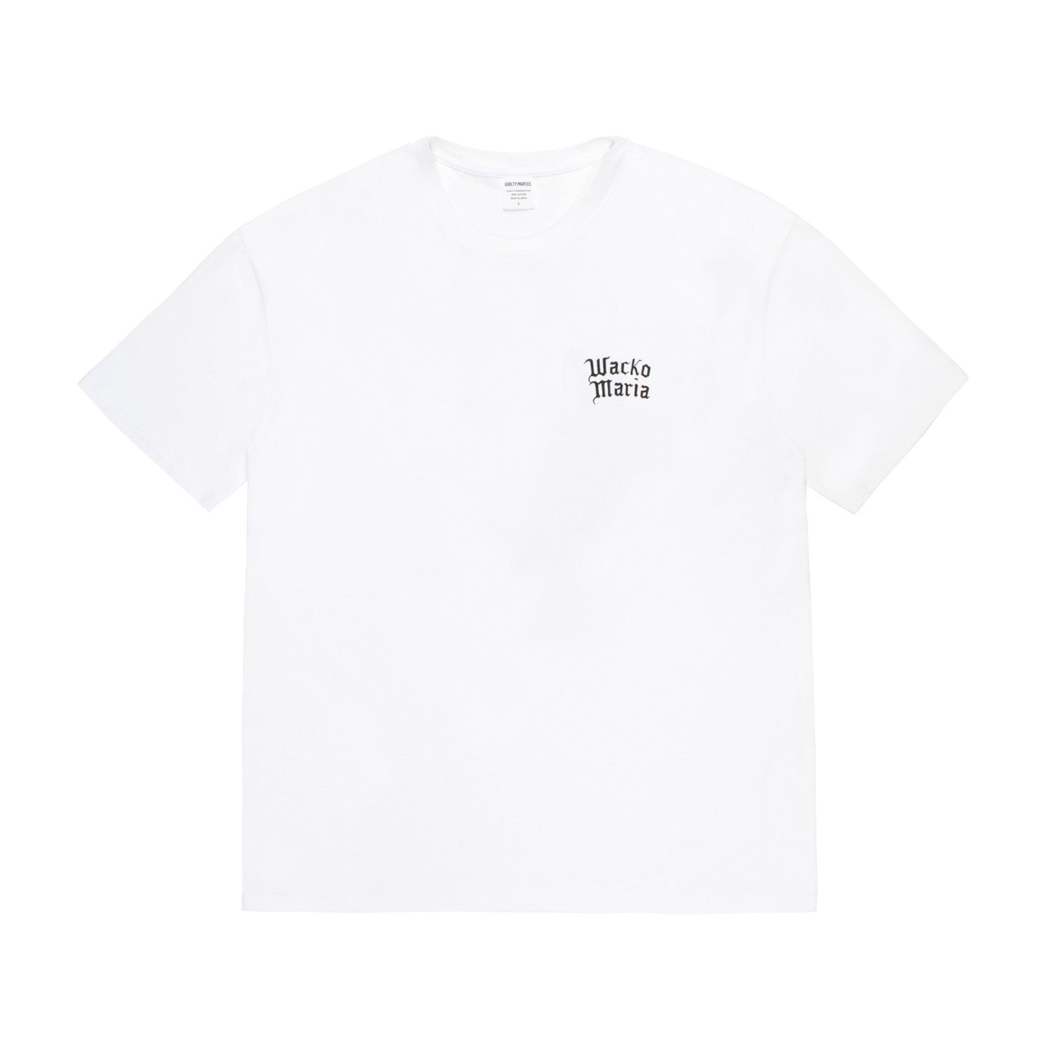 WACKO MARIA（ワコマリア）2026年秋冬先行コレクションから、WASHED HEAVY WEIGHT T-SHIRT (TYPE-1) 26FWE-WMT-WT01のホワイト前面